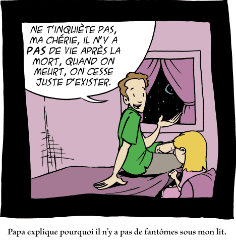 elle a peur!